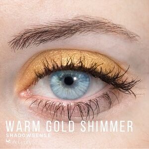 Shadowsense Warm Gold Shimmer NEW Metallic Cream to Powder Long Last Eyeshadow